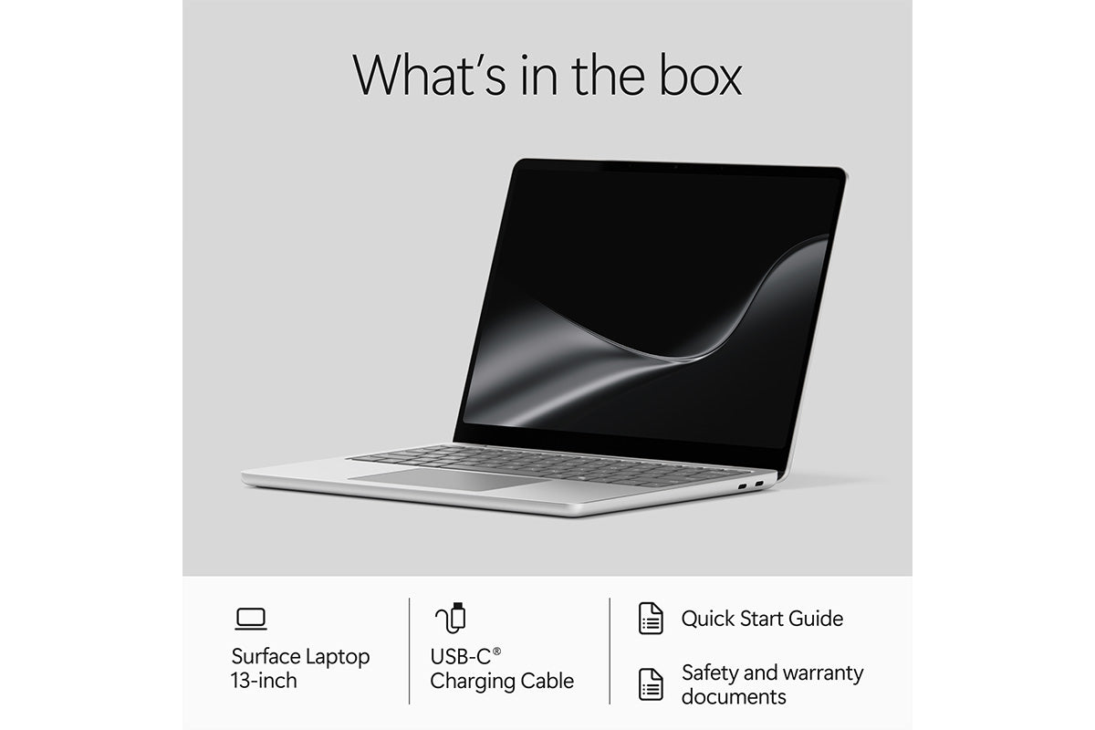 Microsoft Surface 13" Laptop Snapdragon X2 Plus (6 Core) | 16GB | 512GB | Qualcomm Adreno™ | Platinum-14