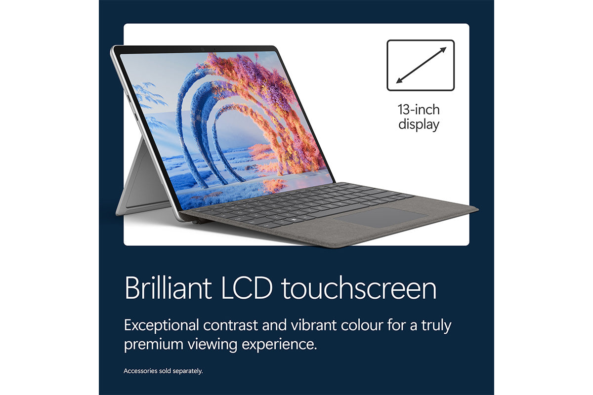 Microsoft Surface Pro | Copilot+ PC  | Snapdragon X Plus | 16GB | 256GB | Platinum-8