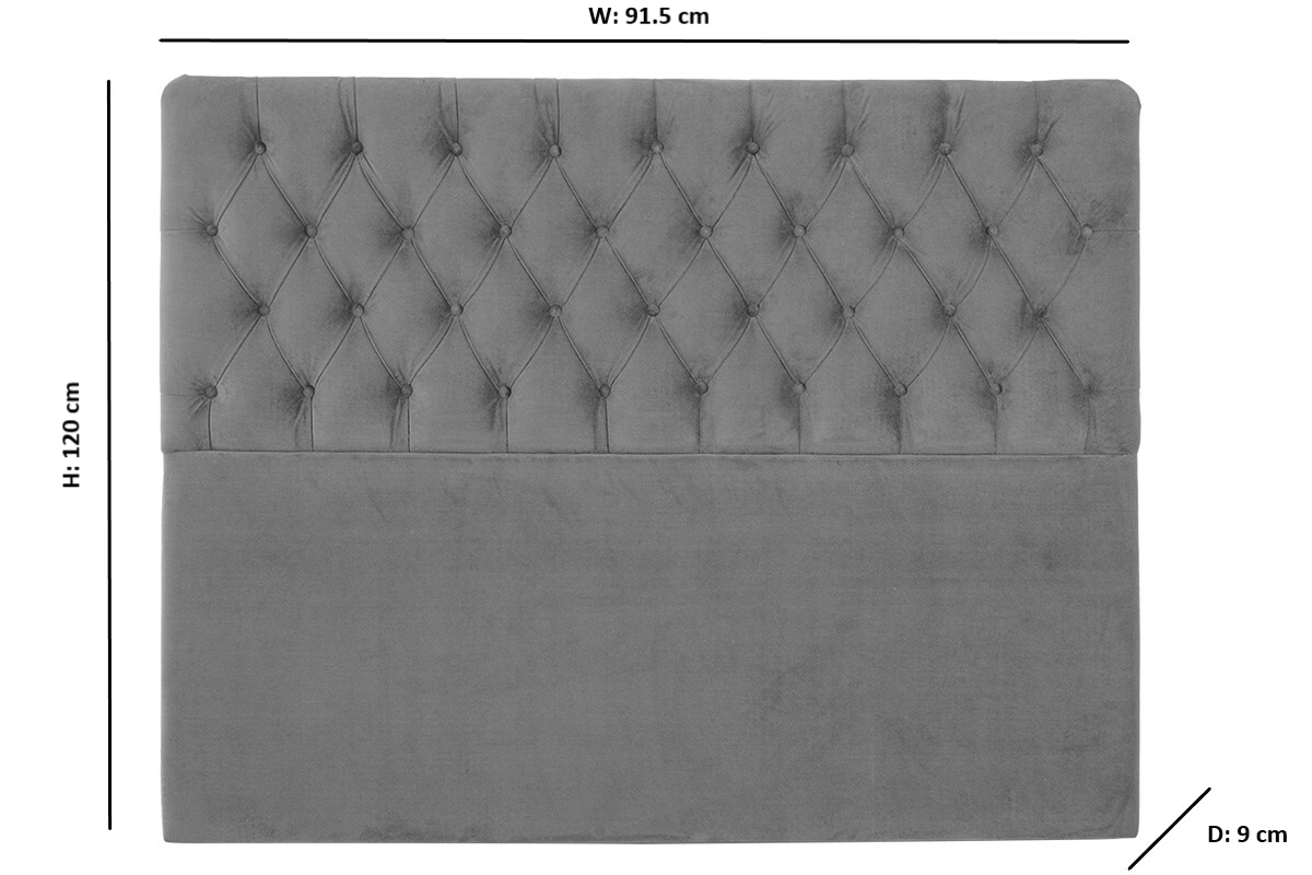 Briody | Claudette 47" Headboard | Single | 3ft | Colour Options-2