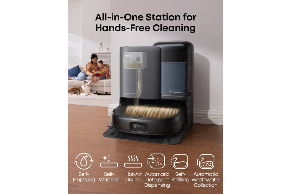 Eufy Omni E25 Robot Vacuum Cleaner with Self-Empty Station | T2353V11-2
