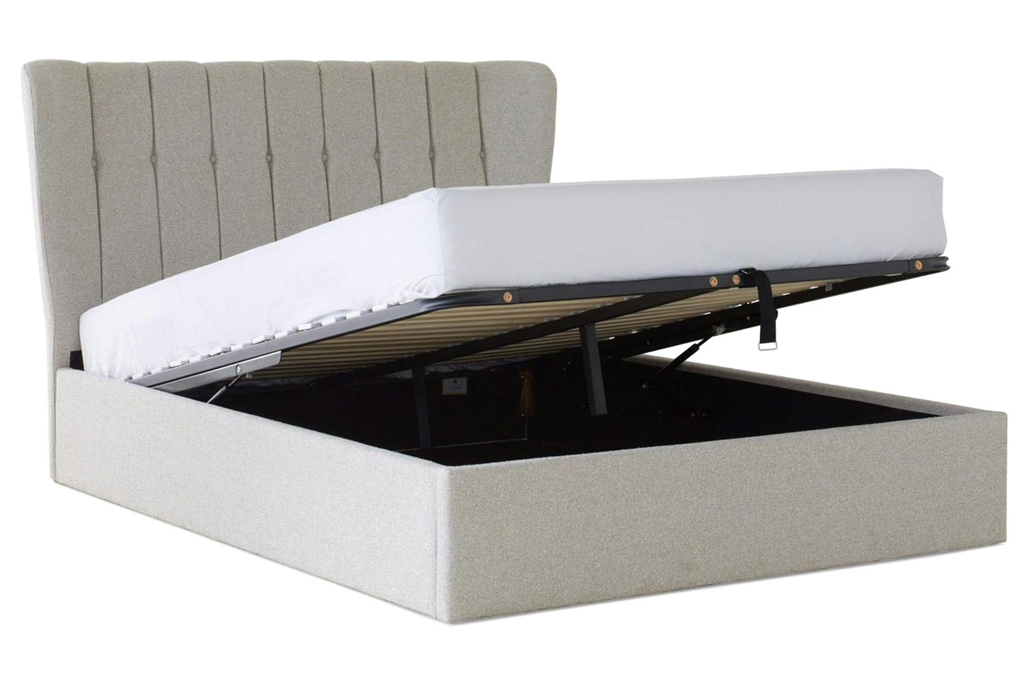 Mia Ottoman Bed Frame | Double | 4ft6 | Mink-2