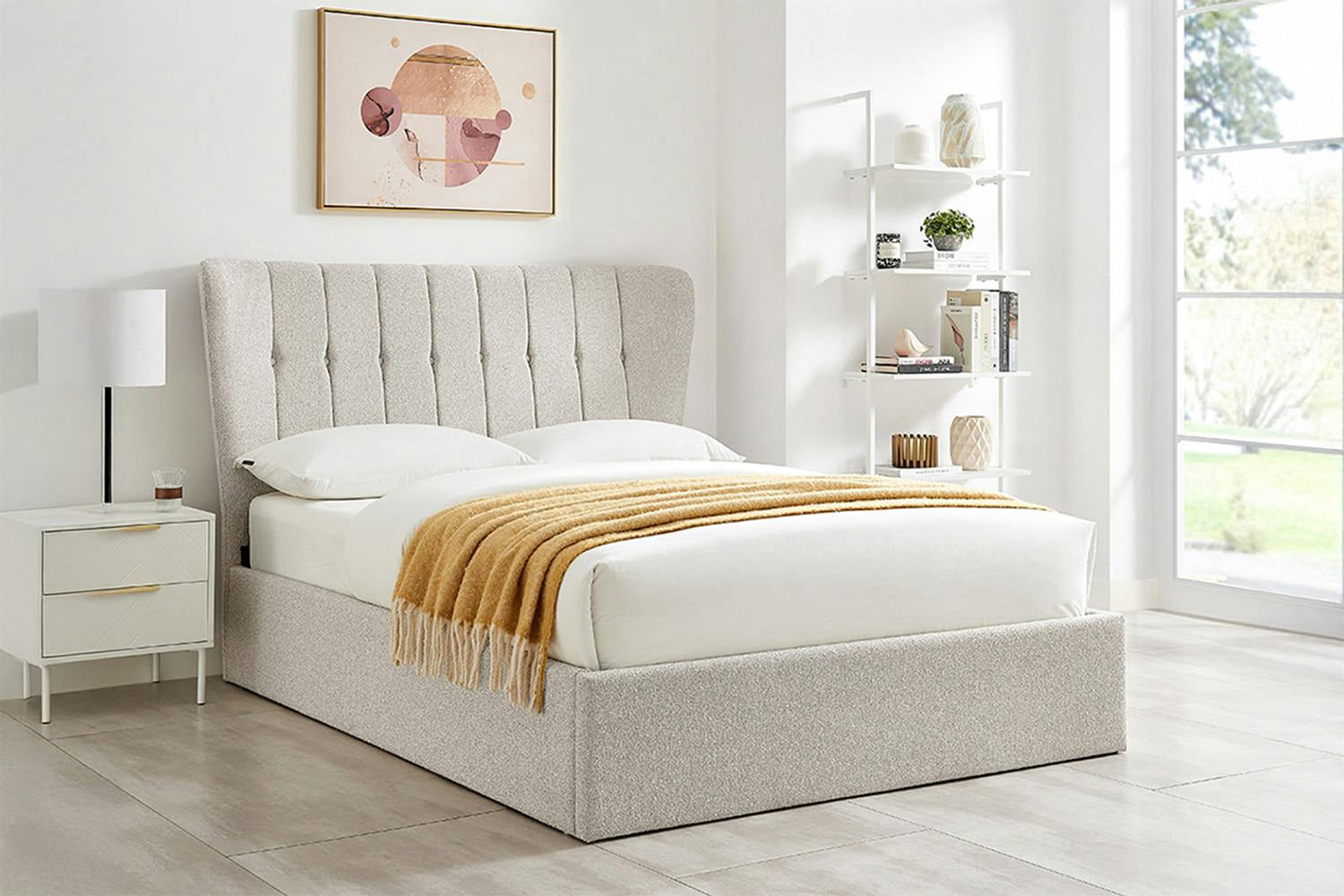 Mia Ottoman Bed Frame | Double | 4ft6 | Mink-8