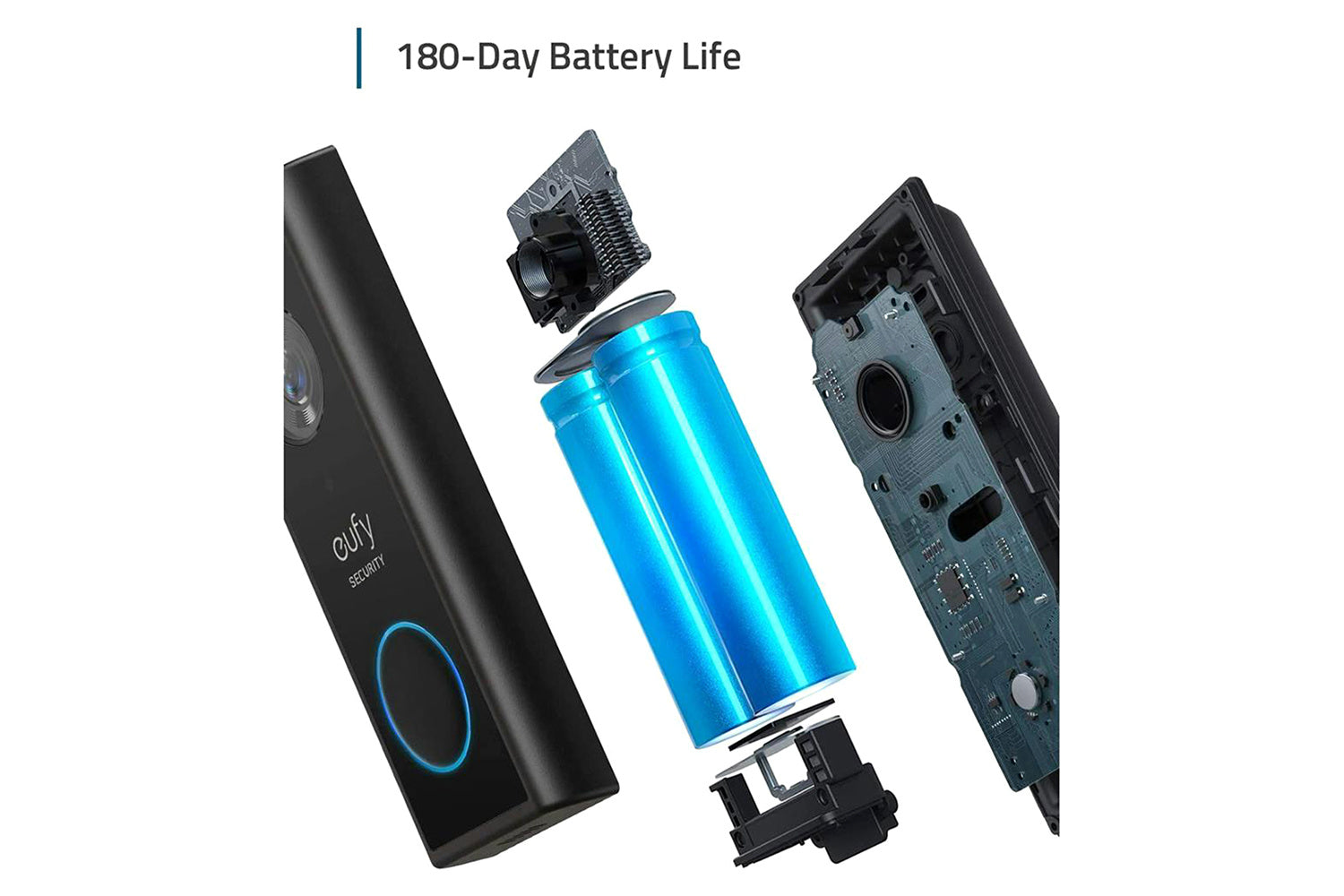 Eufy Wireless Add-on Video Doorbell | Black-3