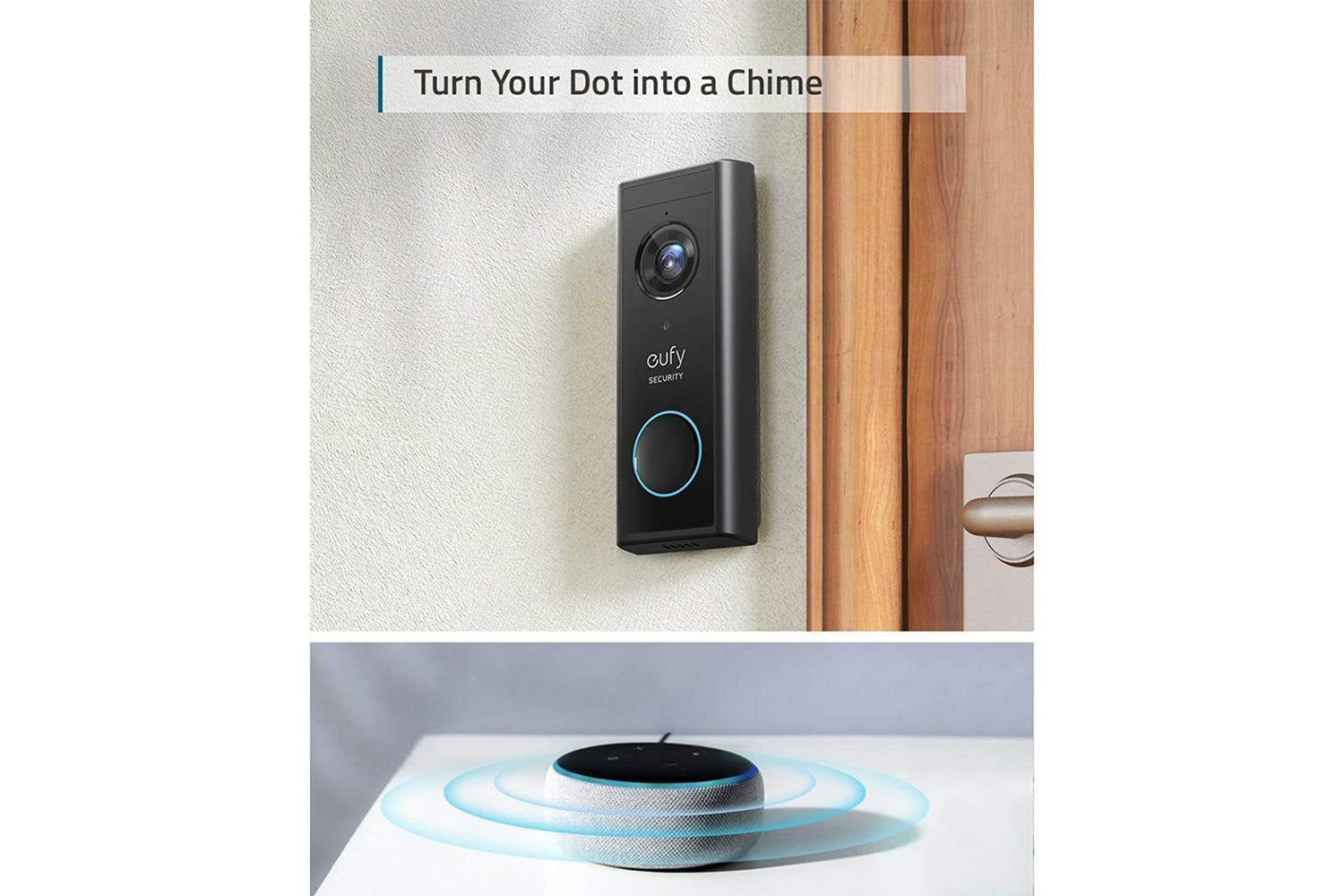 Eufy Wireless Add-on Video Doorbell | Black-4