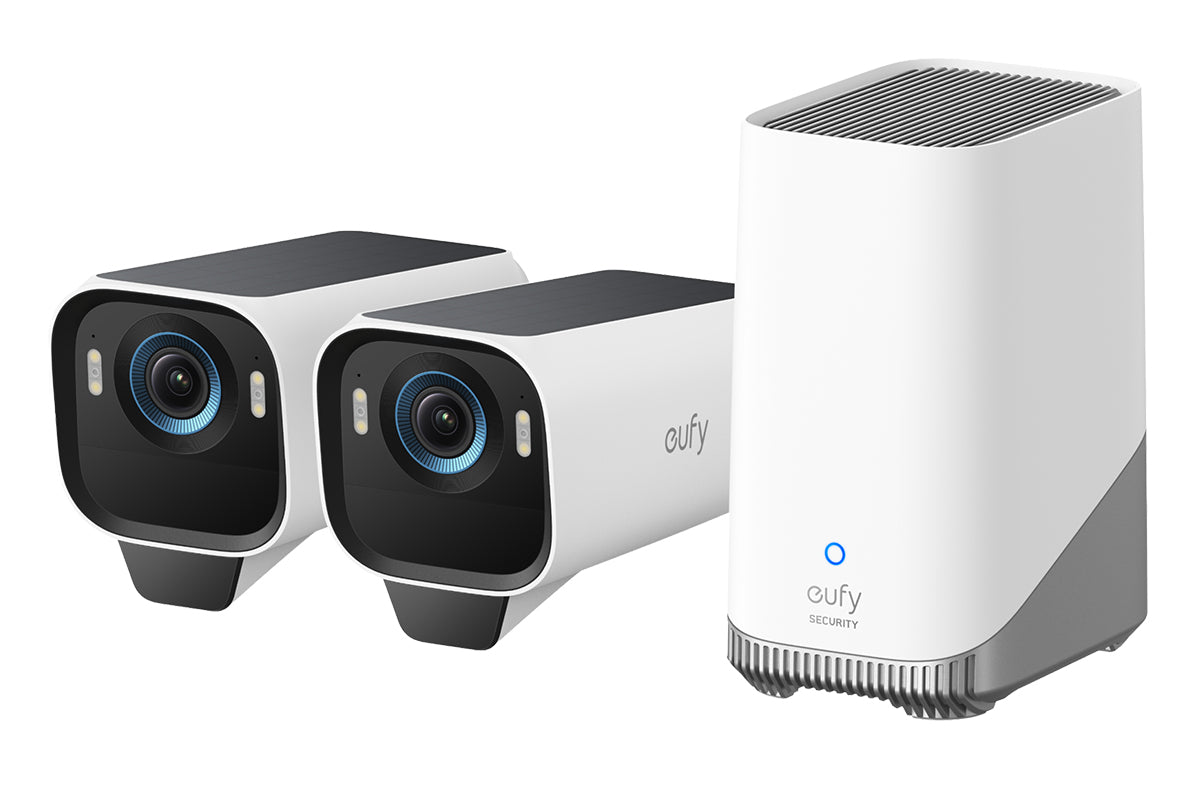 Eufy Wireless S3 Pro Security Camera Kit | White