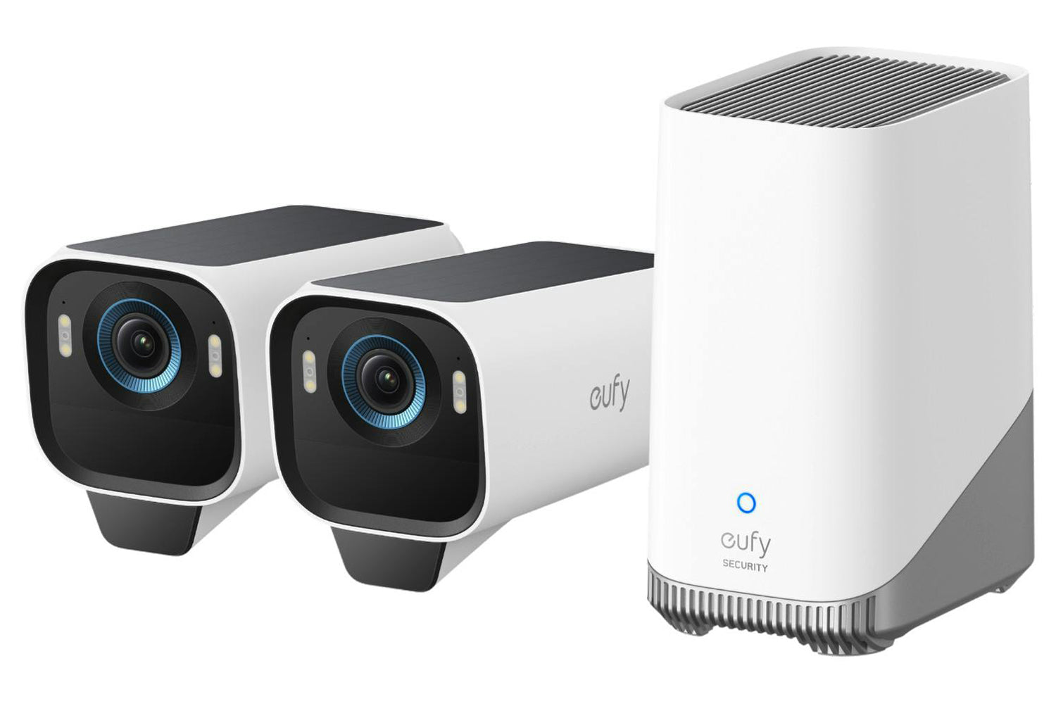 Eufy Wireless S3 Pro 2-Cam Kit Camera | White