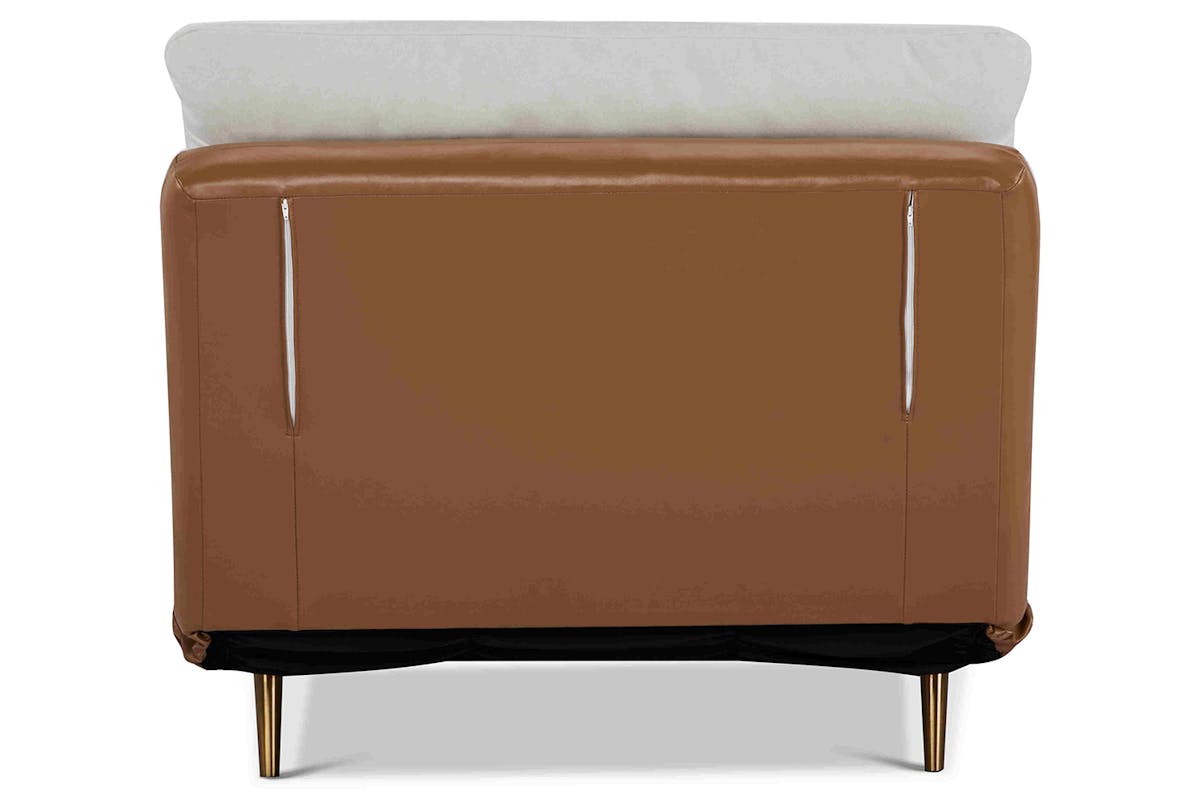 Henry 1 Seater Sofa Bed | Tan/Cream-4