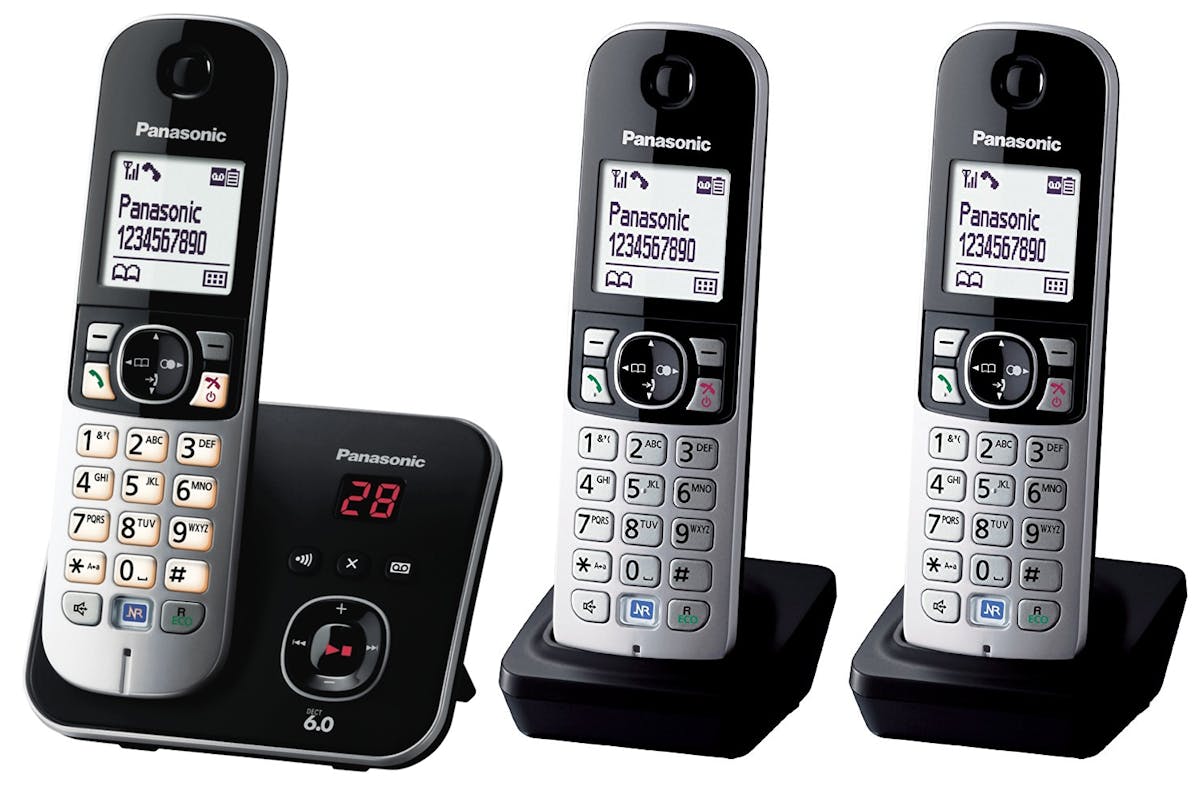 Panasonic TAP6823TRI Cordless Phone with Answering Machine | Trio-2