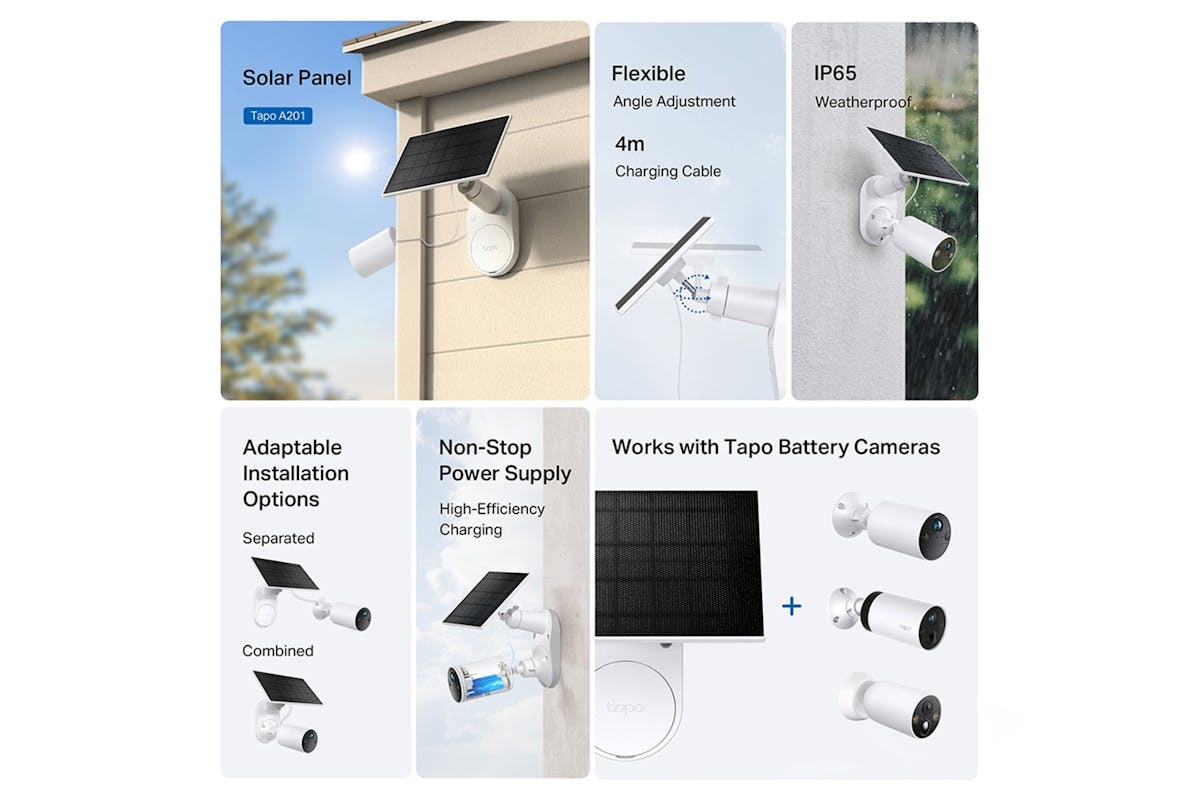 TP-Link Tapo Solar Panel | White-4