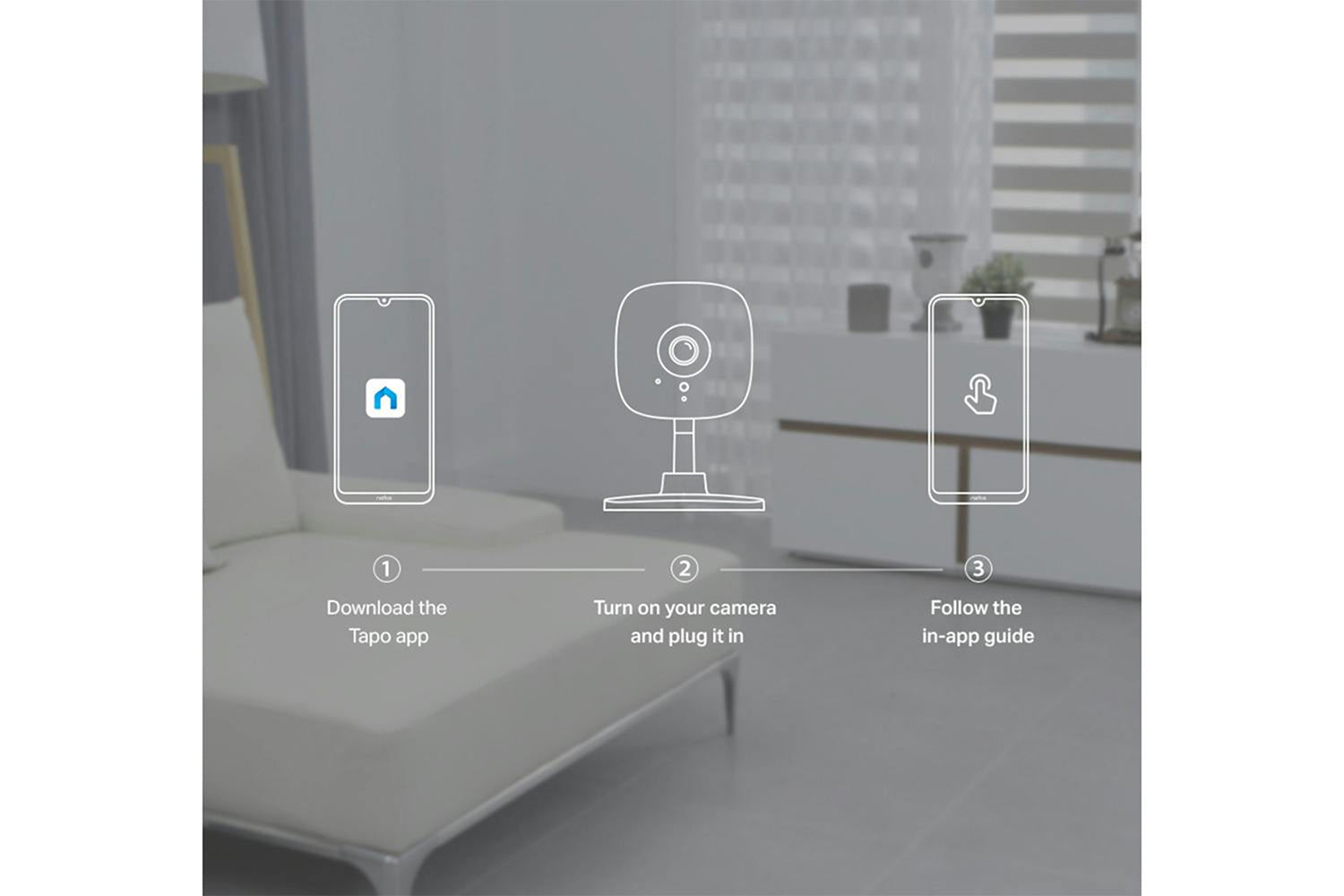 TP-Link Tapo Home Security Wi-Fi Camera | White-4