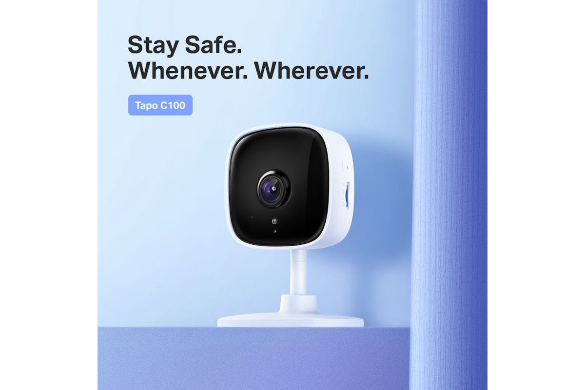 TP-Link Tapo Home Security Wi-Fi Camera | White/Black-3
