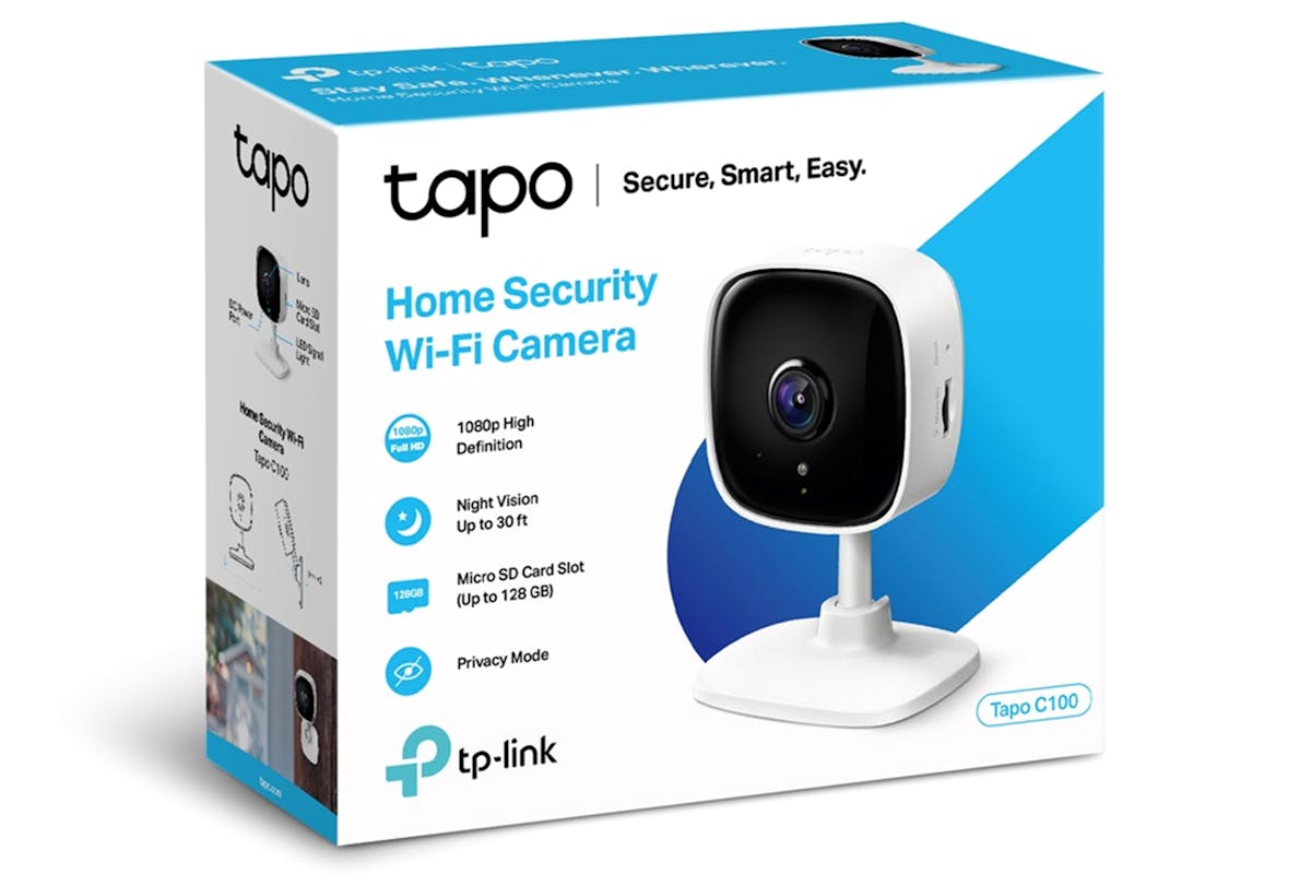 TP-Link Tapo Home Security Wi-Fi Camera | White/Black-5