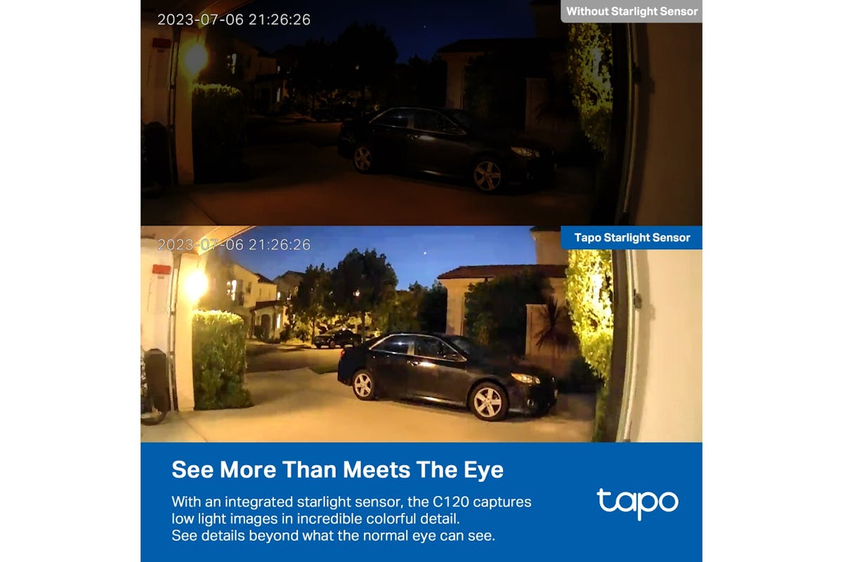 TP-Link Tapo Indoor/Outdoor Wi-Fi Home Security Camera | White/Black-4
