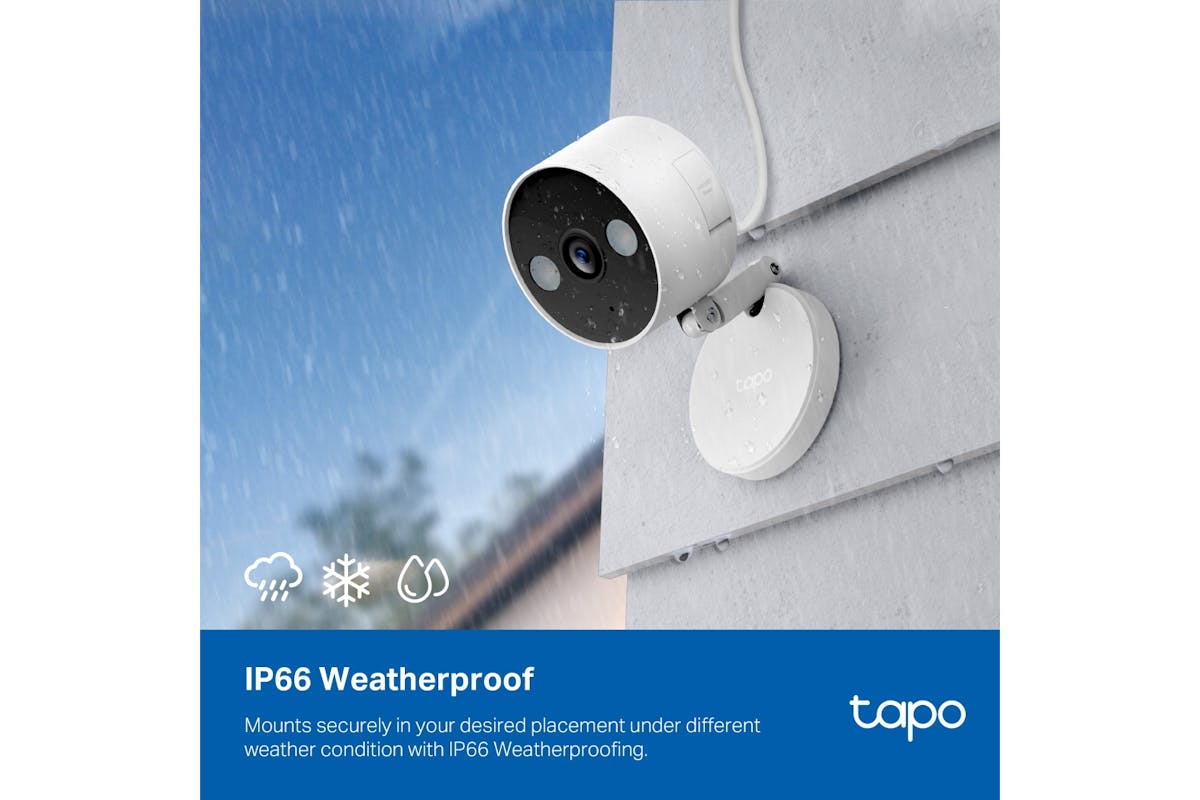 TP-Link Tapo Indoor/Outdoor Wi-Fi Home Security Camera | White/Black-5