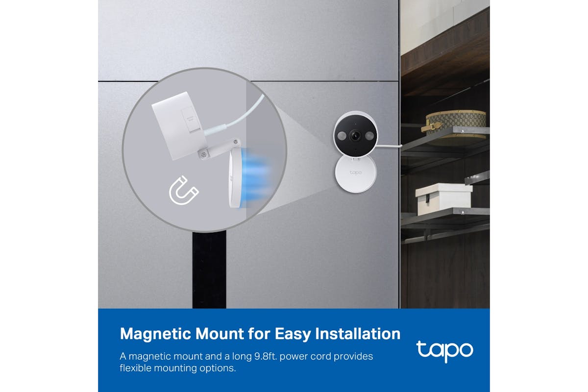 TP-Link Tapo Indoor/Outdoor Wi-Fi Home Security Camera | White/Black-6