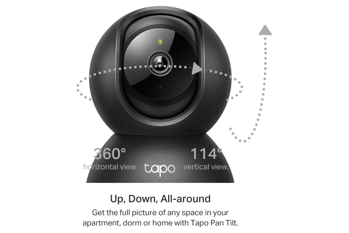 TP-Link Tapo Pan/Tilt Home Security Wi-Fi Camera | Black-5