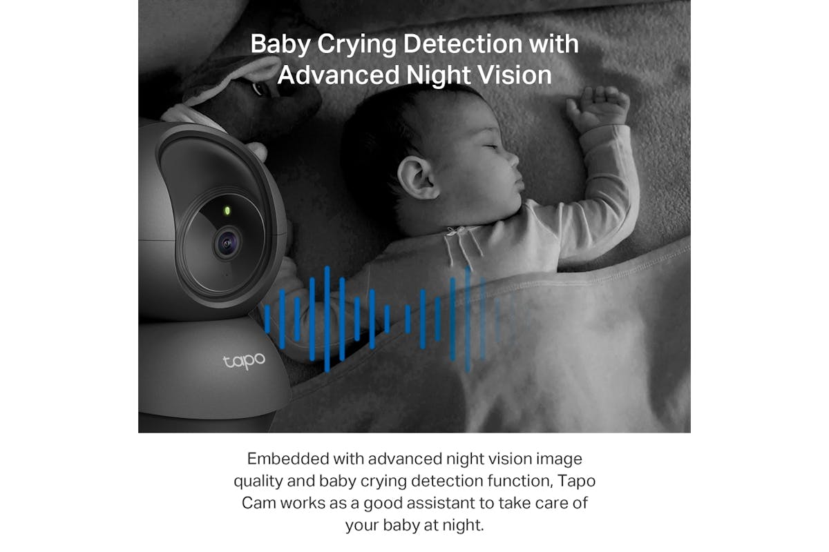 TP-Link Tapo Pan/Tilt Home Security Wi-Fi Camera | Black-6