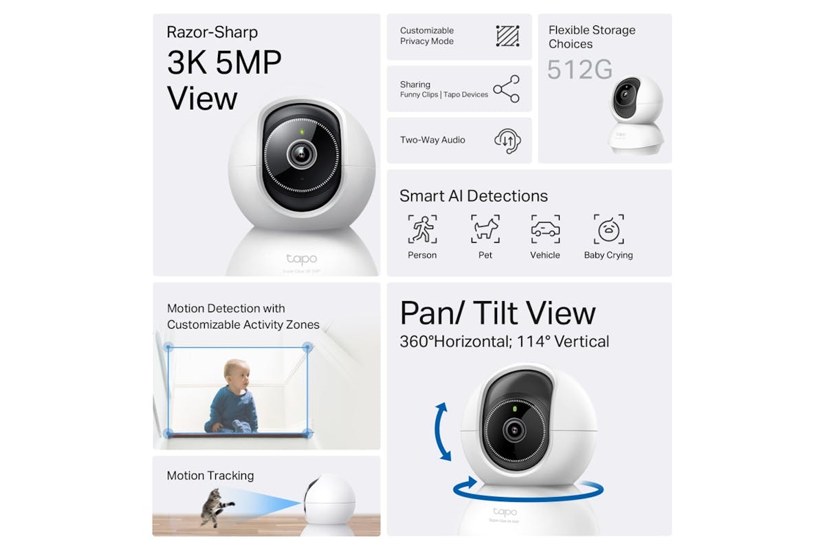 TP-Link Tapo C230 Bulb IP Security Camera | White-3