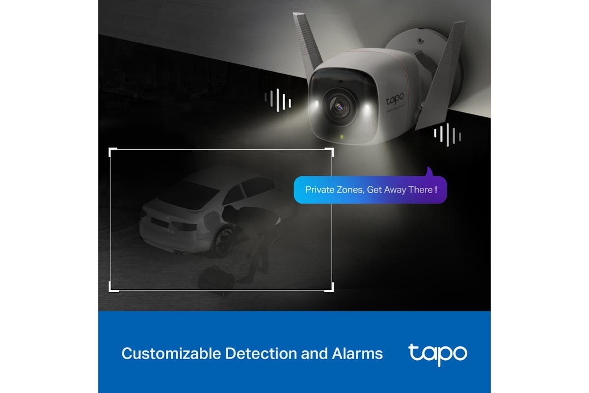 TP-Link Tapo Outdoor Security Wi-Fi Camera | White-6