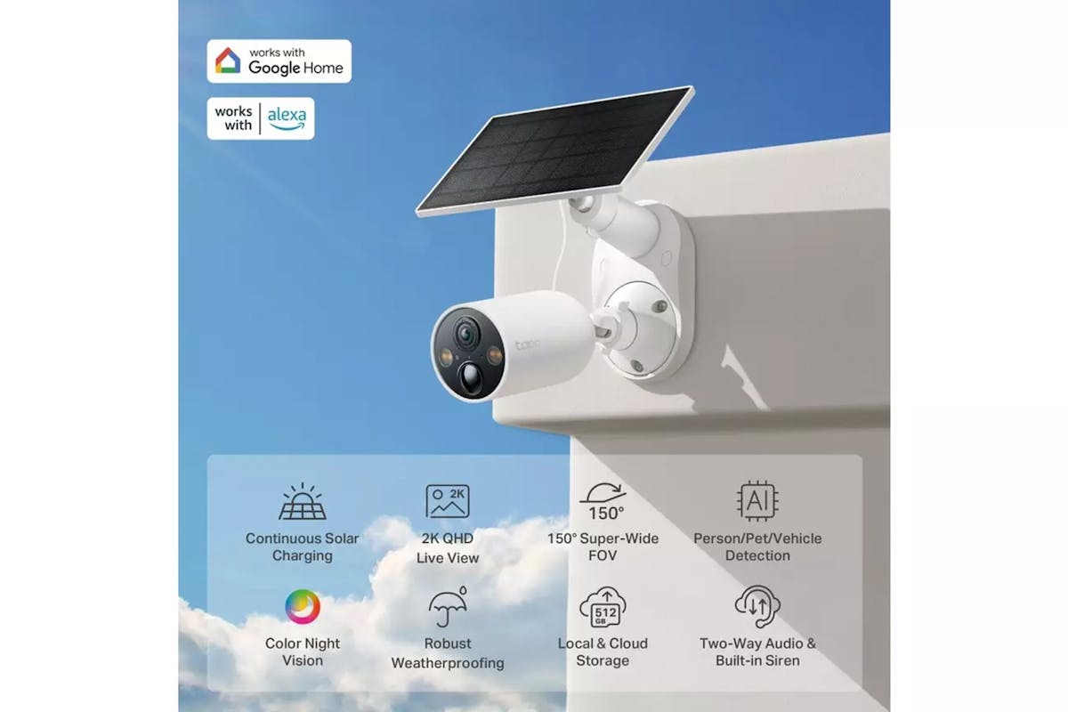 TP-Link Tapo Smart Wire-Free Security Camera and Solar Panel-2