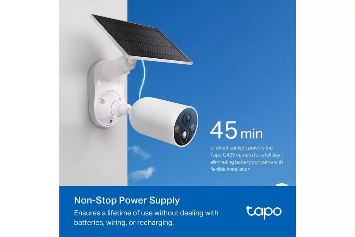 TP-Link Tapo Smart Wire-Free Security Camera and Solar Panel-4