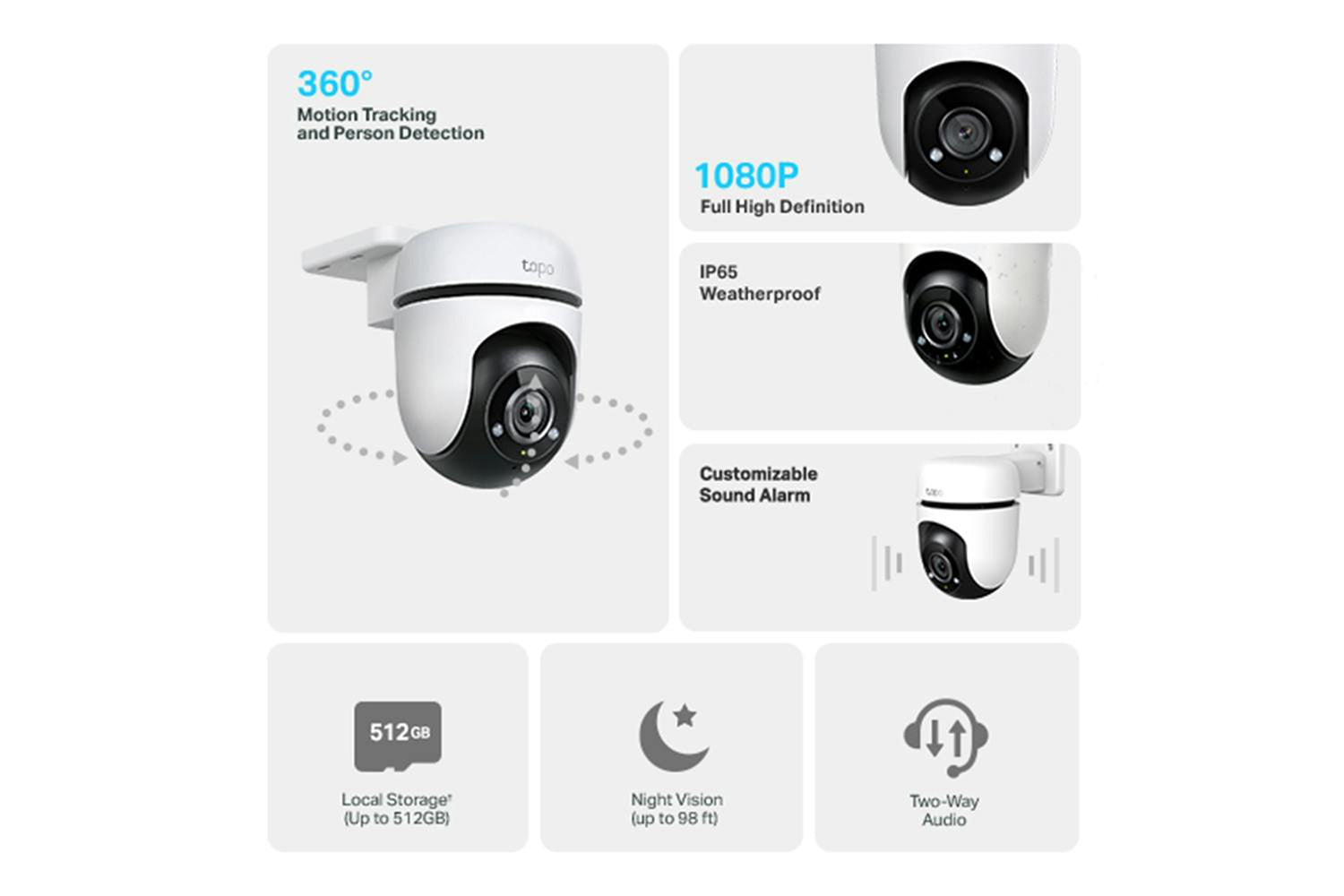 TP-Link Outdoor Pan/Tilt Security WiFi Camera-4