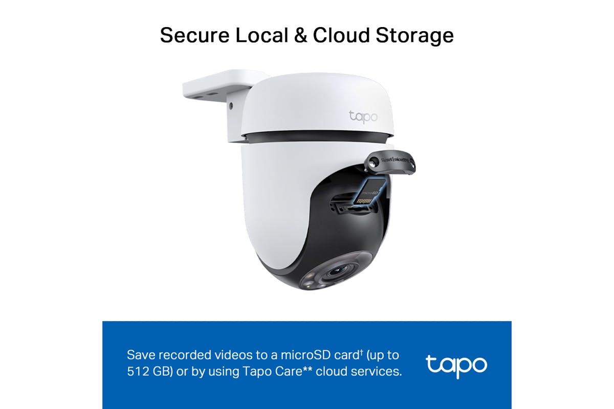 TP-Link Tapo Outdoor Pan/Tilt Security WiFi Camera | White/Black-10