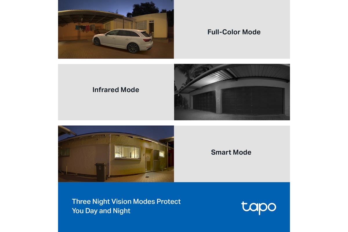 TP-Link Tapo Outdoor Pan/Tilt Security WiFi Camera | White/Black-3