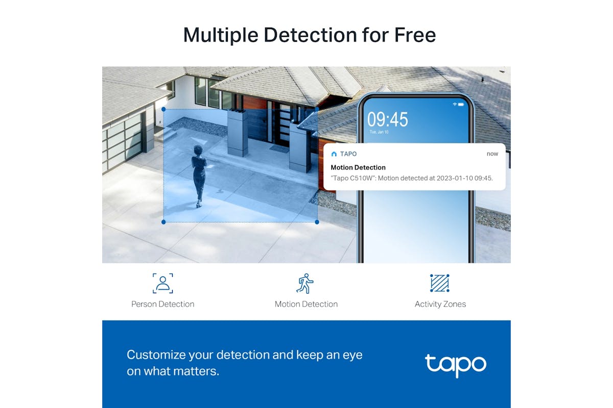 TP-Link Tapo Outdoor Pan/Tilt Security WiFi Camera | White/Black-5