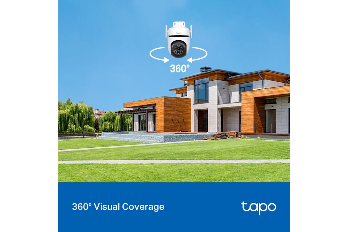 TP-Link Tapo Outdoor Pan/Tilt Security Wi-Fi Camera | Black/White-3