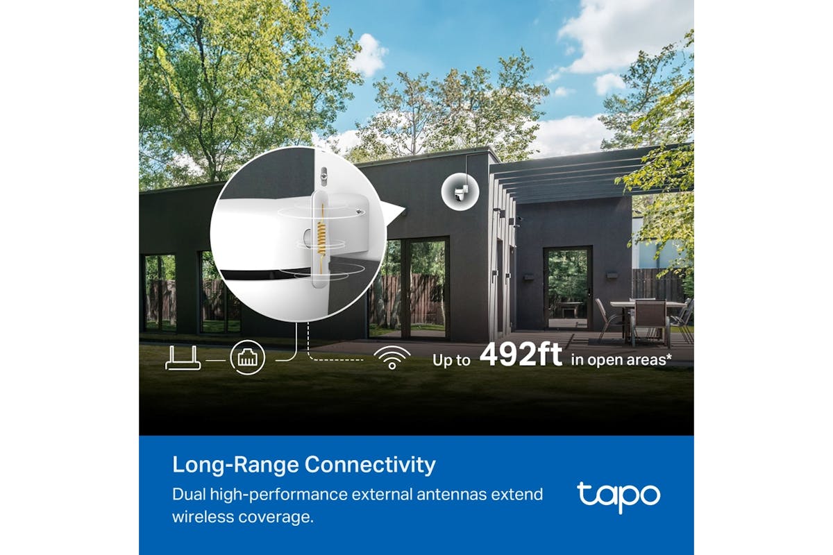 TP-Link TAPO C530WS Turret IP Outdoor Security Camera | White-11