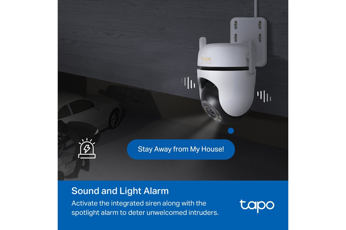 TP-Link TAPO C530WS Turret IP Outdoor Security Camera | White-15