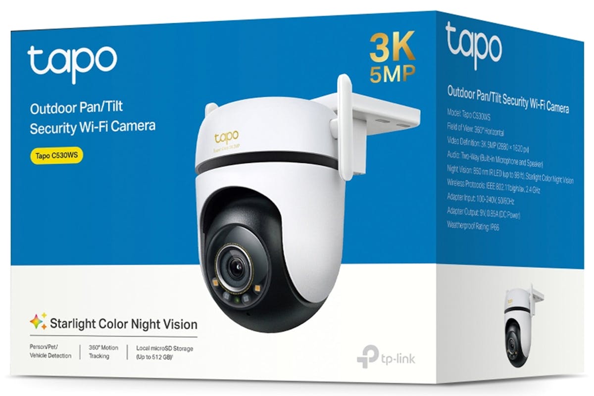 TP-Link TAPO C530WS Turret IP Outdoor Security Camera | White-6