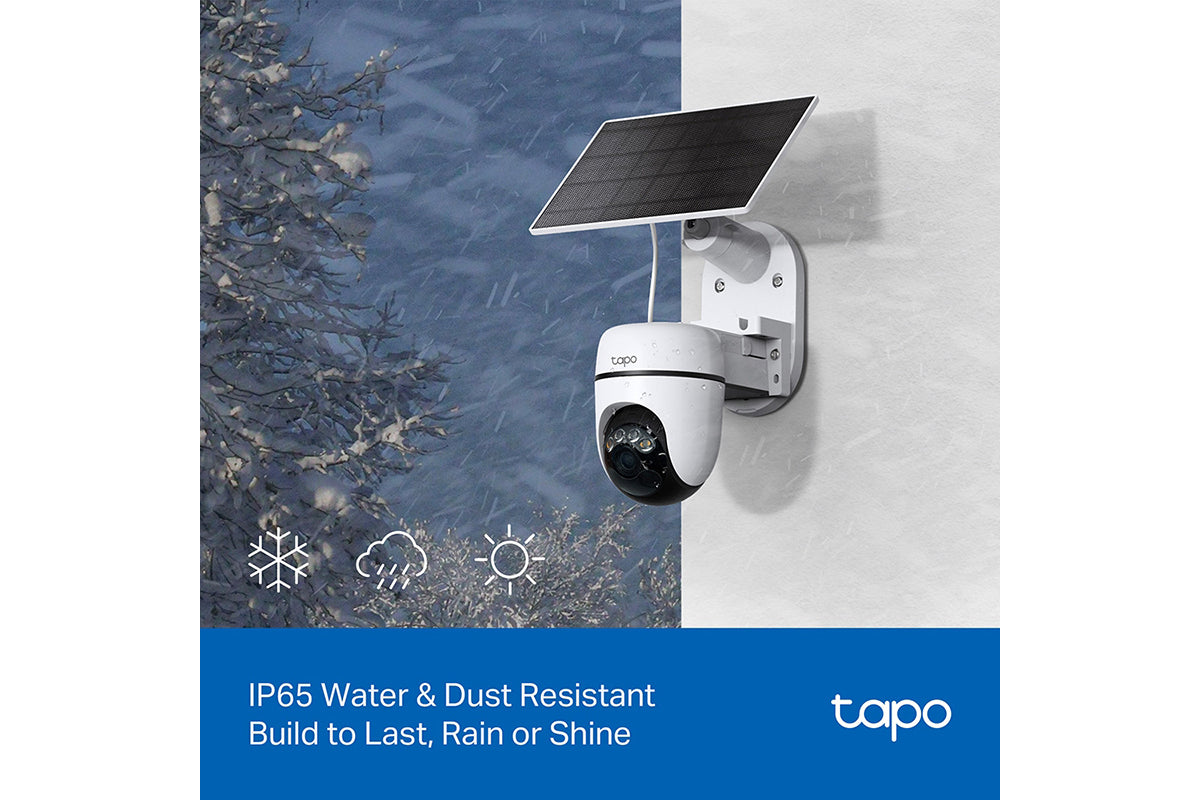 TP-Link Solar-Powered Pan/Tilt Security Camera Kit | TAPOC610KIT-12