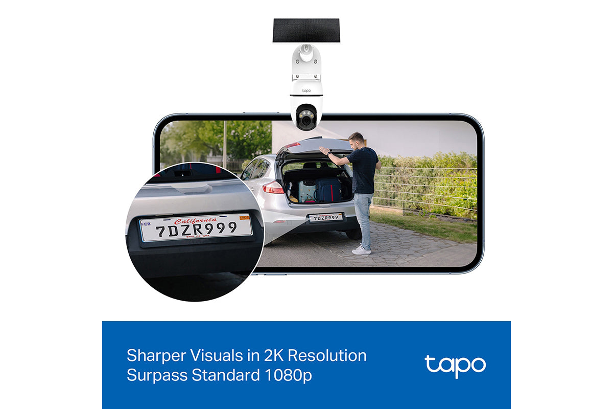 TP-Link Solar-Powered Pan/Tilt Security Camera Kit | TAPOC610KIT-7