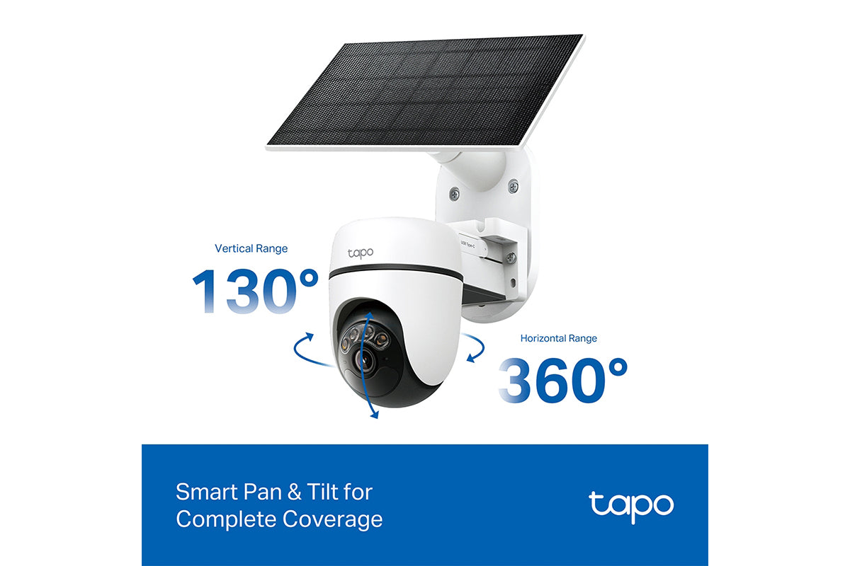 TP-Link Solar-Powered Pan/Tilt Security Camera Kit | TAPOC610KIT-9