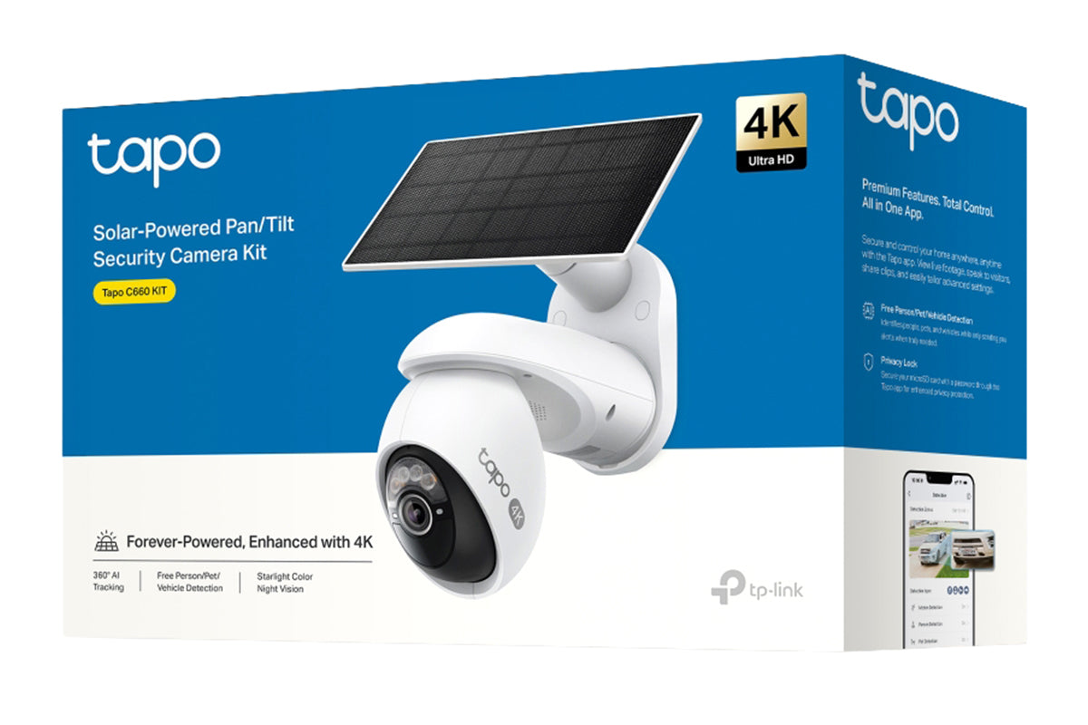 TP-Link Solar-Powered Pan/Tilt Security Camera Kit-13