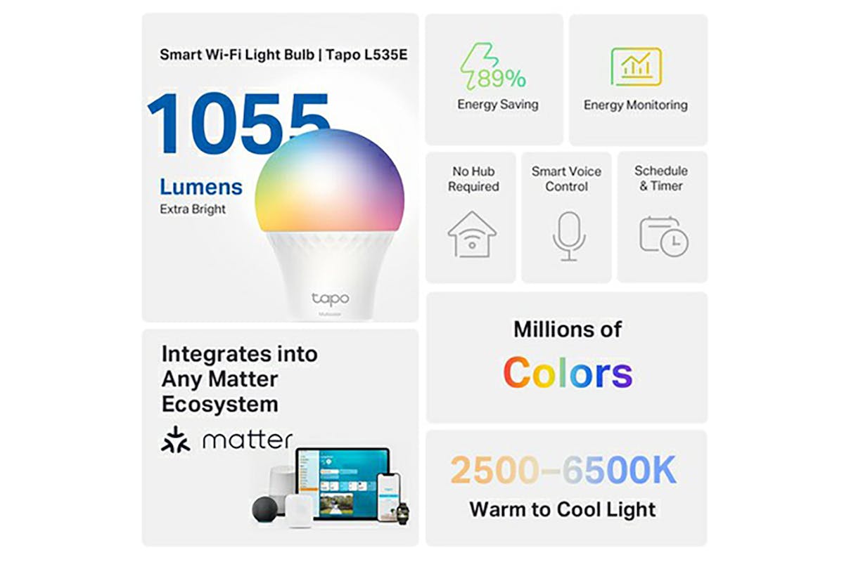 TP-Link Tapo Smart Wi-Fi Light Bulb | Multicolor-2