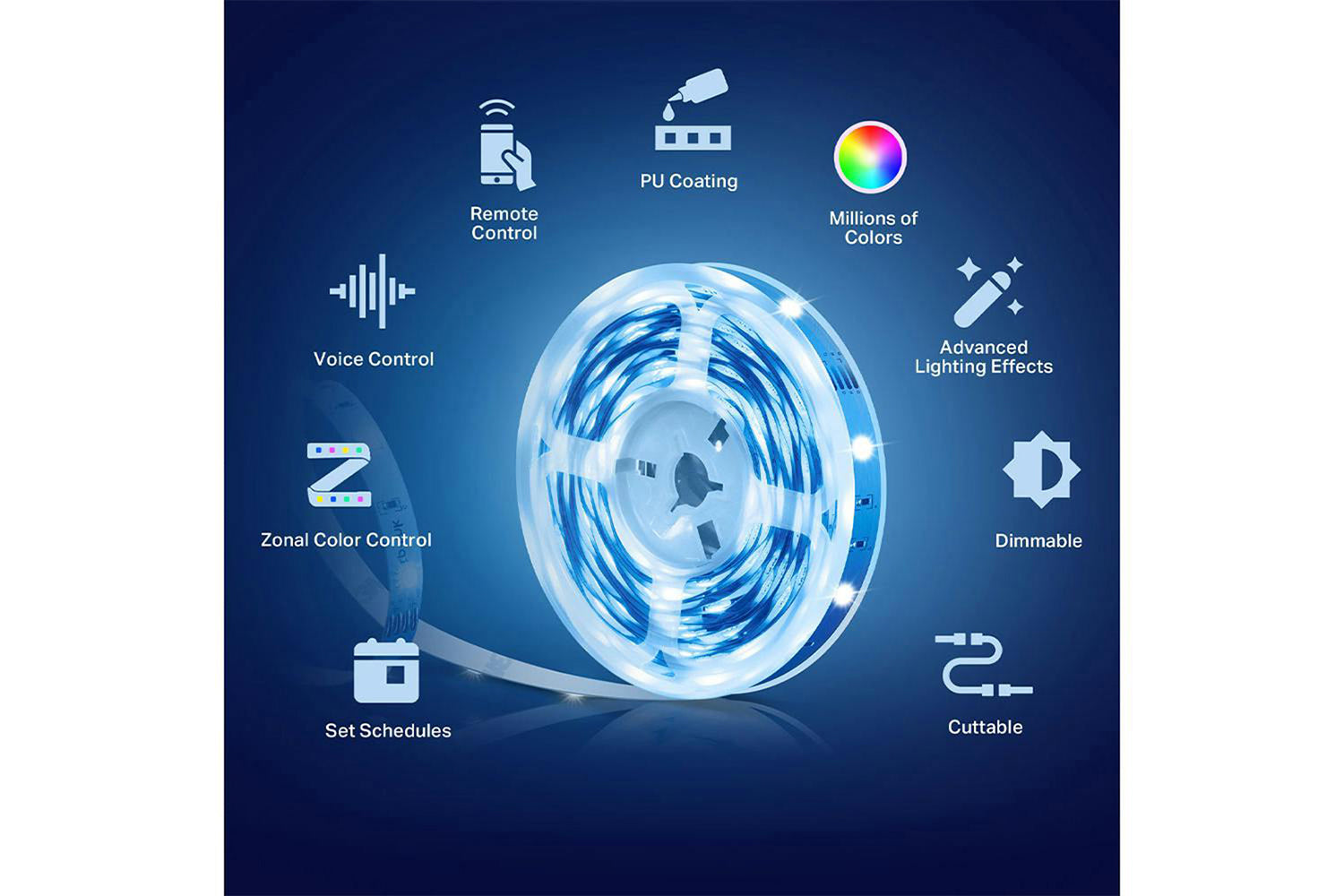 TP-Link 5m Smart Wi-Fi Light Strip Suitable For Outdoor Use | Multicolour-3