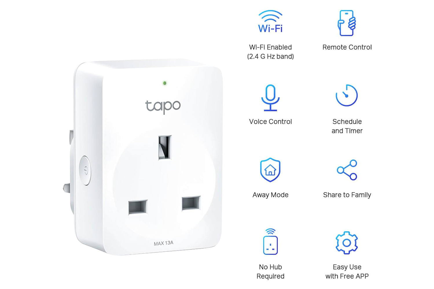 TP-Link Tapo Mini Smart Plug | White-2