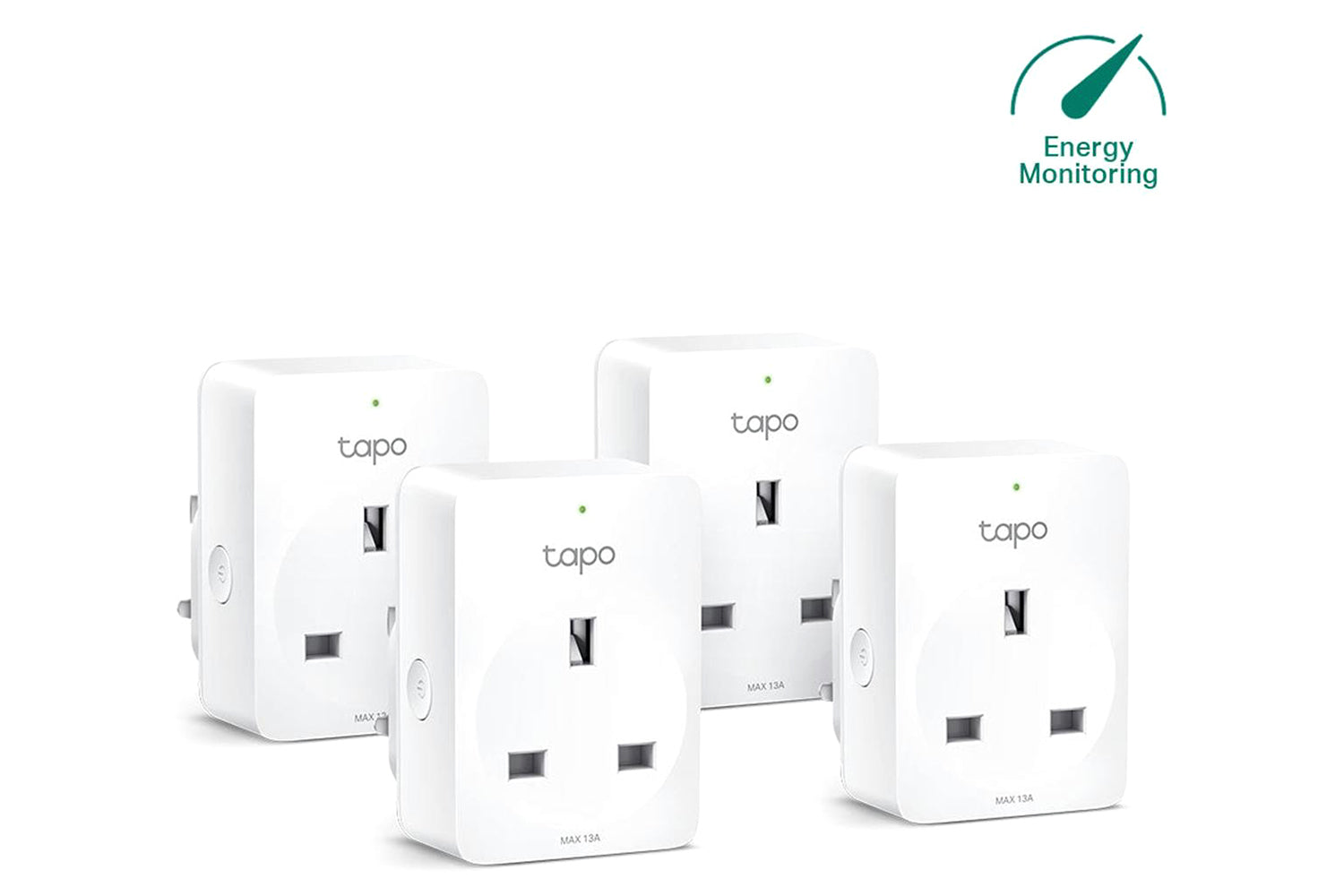 TP-Link Tapo Smart Plug Energy Monitoring | 4 Pack