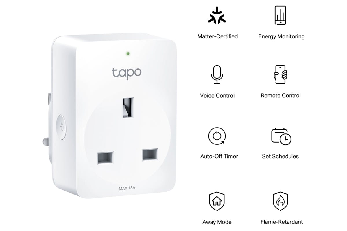 TP-Link Tapo Mini Smart Wi-Fi Plug with Energy Monitoring | White-2