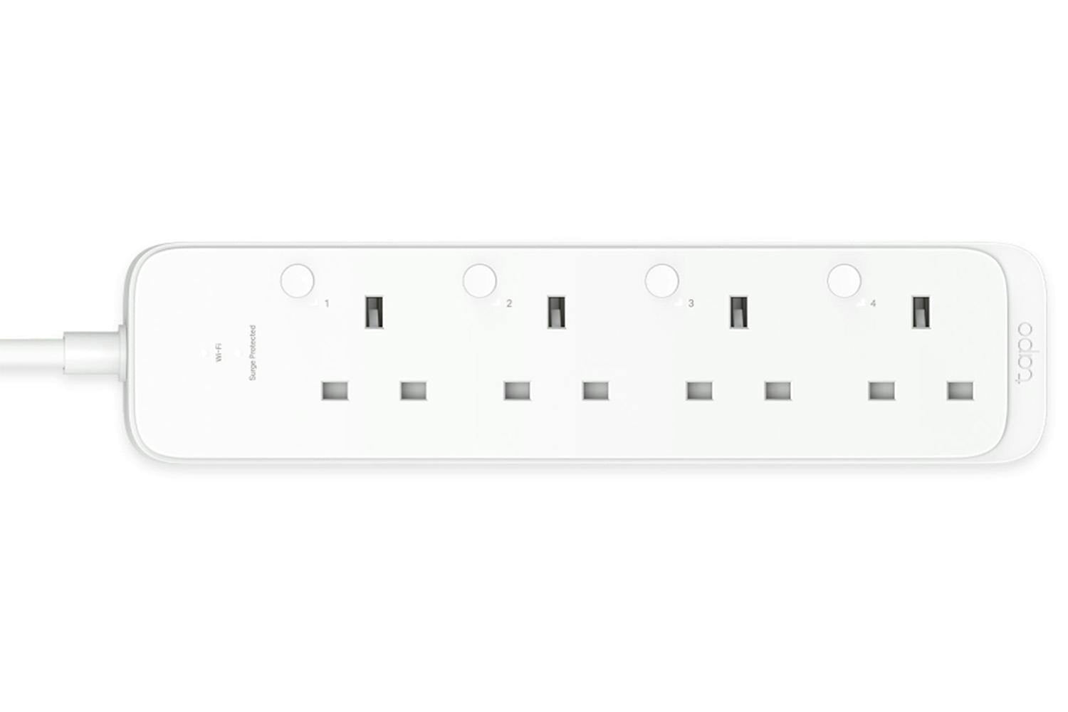 TP-Link Tapo 4 AC Outlet Power Extension | White