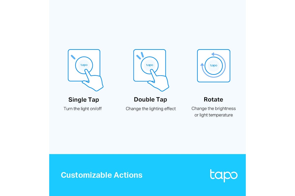 TP-Link Tapo Smart Remote Dimmer Switch | White-5