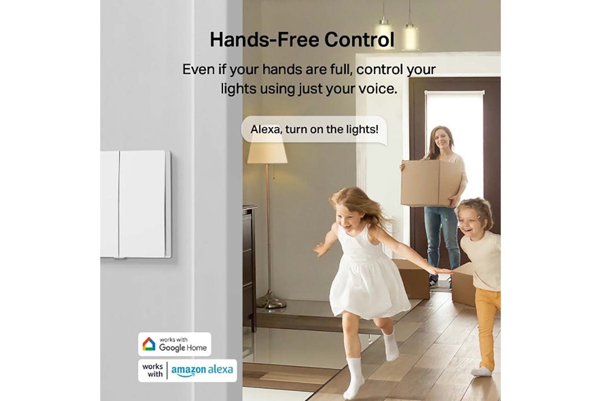 TP-Link Tapo 2-Gang 1-Way Smart Switch | White-4