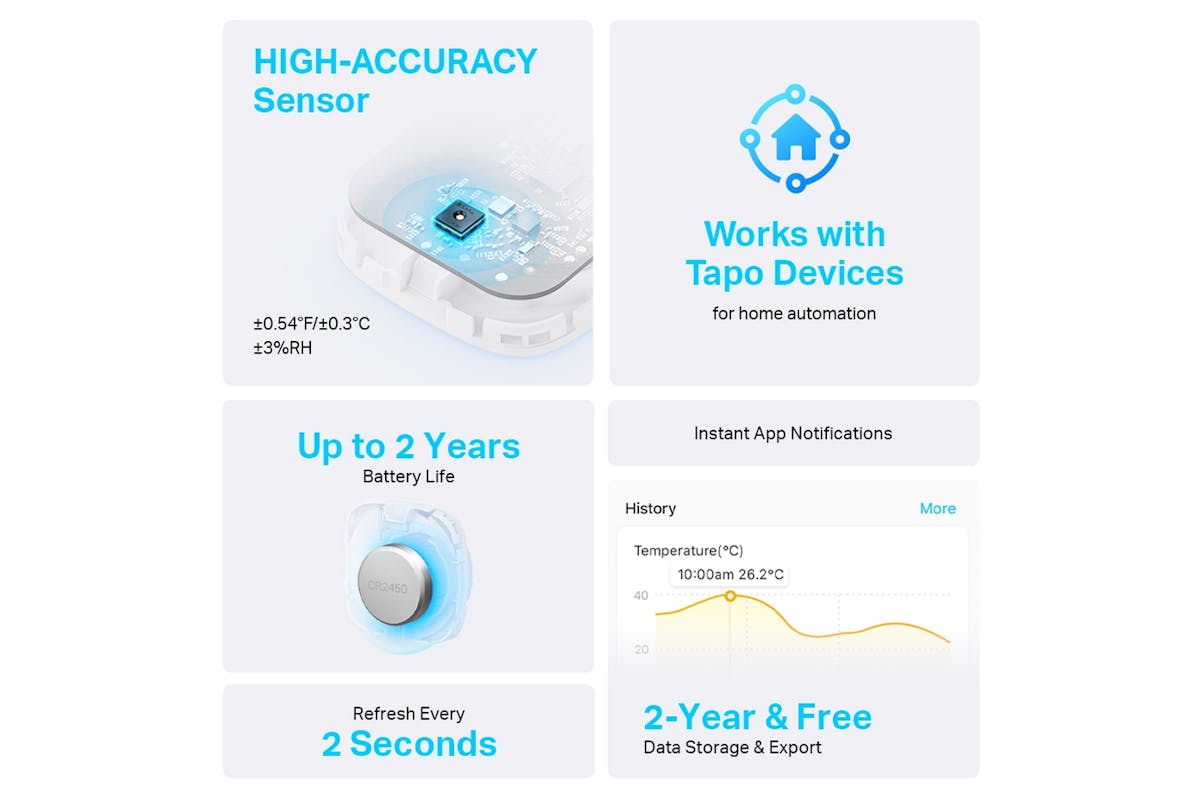 TP-Link Tapo Smart Temperature & Humidity Monitor-2