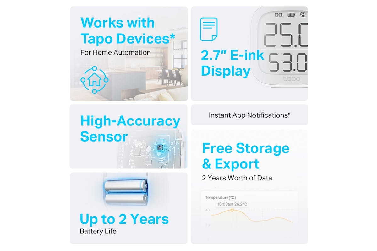TP-Link Tapo Smart Temperature & Humidity Monitor-3