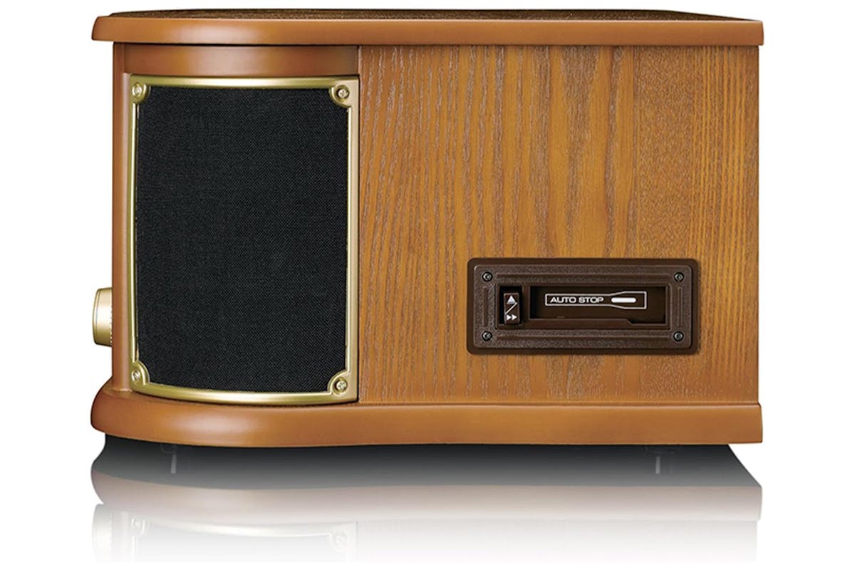Lenco | Classic Phono | Retro Wooden Record Player & Audio System | 8 In-3