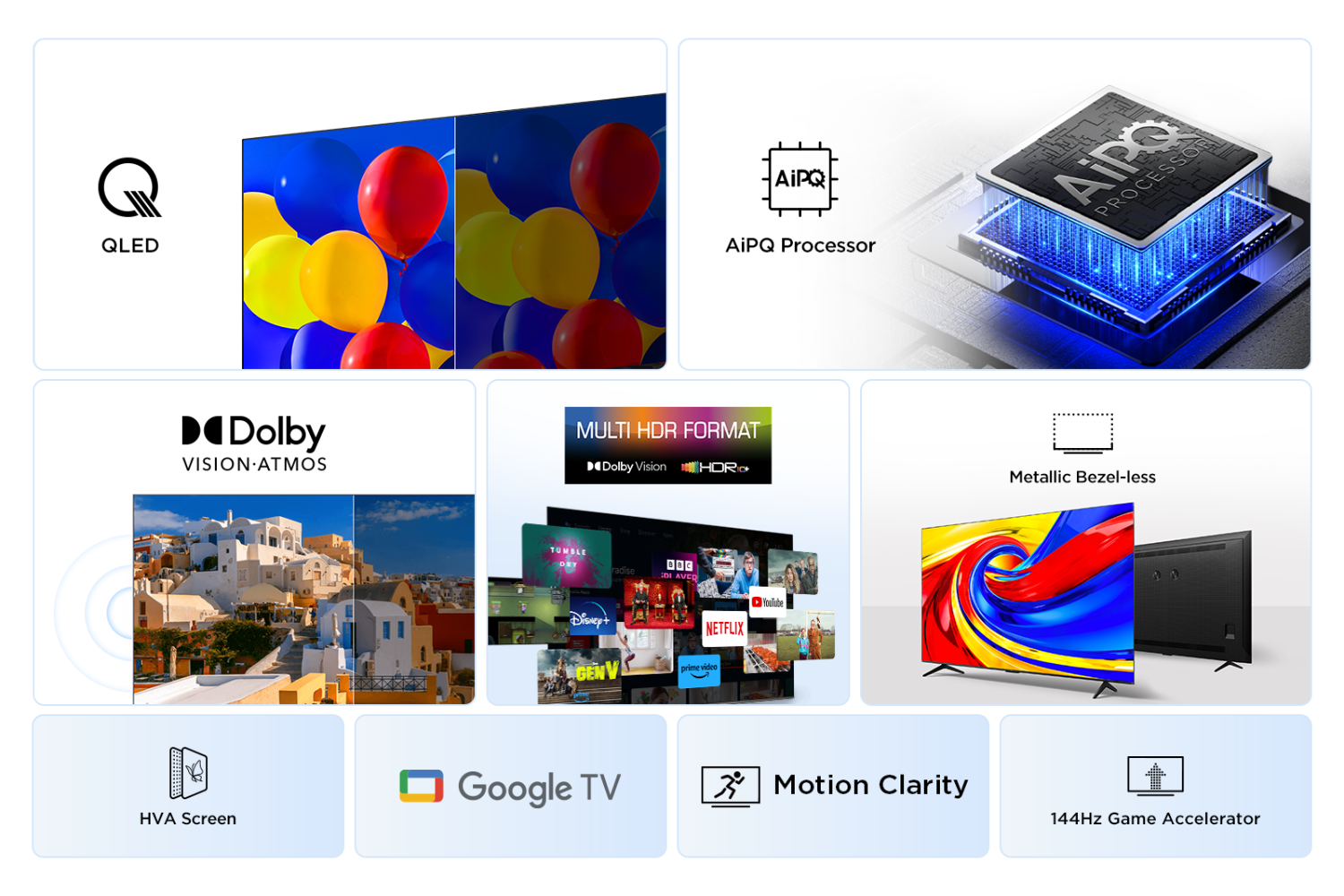TCL P7L 43" QLED 4K UHD Smart TV (2026) | 43P7L-4