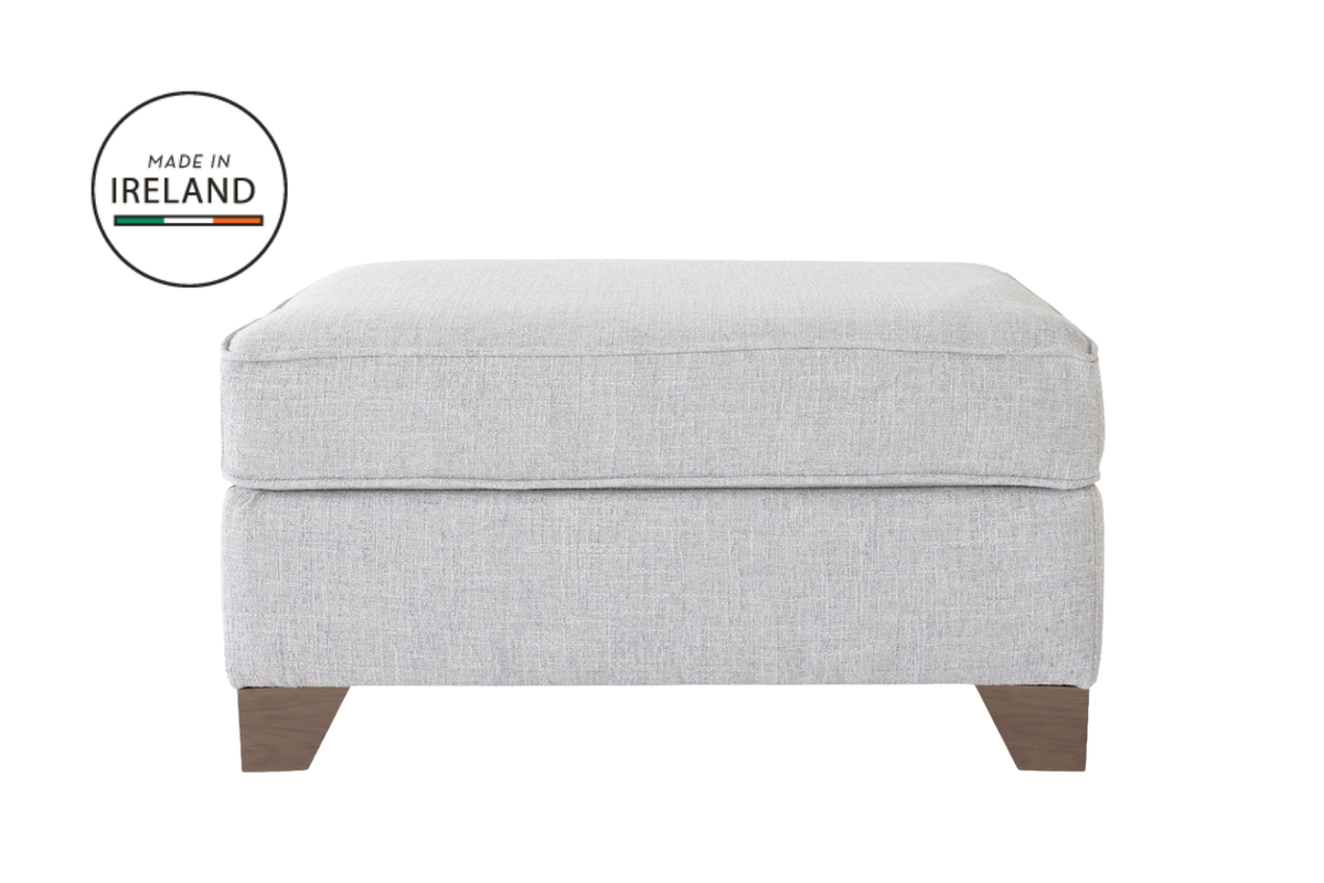 Shannon Footstool | Pearl